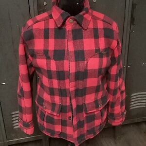 Timberland Red and black jacket button up best offer